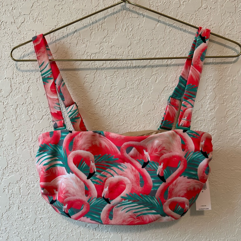 Old navy flamingo, bikini, never worn